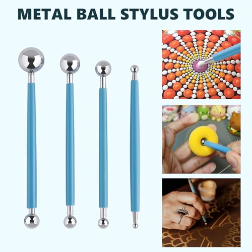 UUSYCUN 9 ferramentas de escultura de argila de silicone, pincéis modeladores de argila e escultores