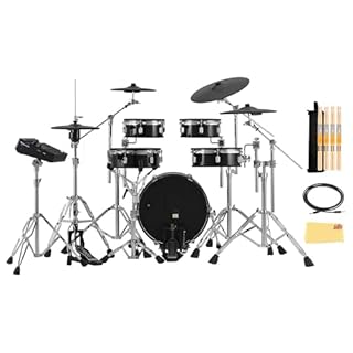 Roland VAD316 V-Drums Acoustic Design Electronic Drum Kit Bundle with Audio Cable, Drumsticks, Drumstick Bag, and Austin Bazaar Polishing Cloth