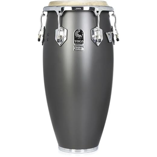Toca Conga Custom Deluxe 11 3/4‘ Conga, Matte Gray