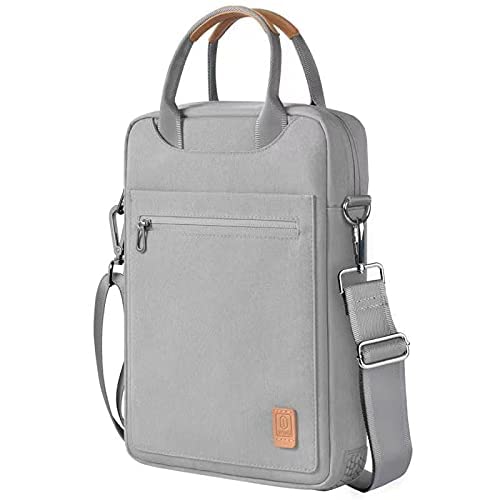 WIWU Tablet Shoulder Bag 12.9 Inch,Tablet Bag for 12.9 Inch Tablet, Multi Pockets, Multi use Bag, Adjustable Strap, Waterproof Tablet Bag Protective Laptop Carrying Case (Grey) (B09QJ56CBD) Amazon Price History, Amazon Price Tracker
