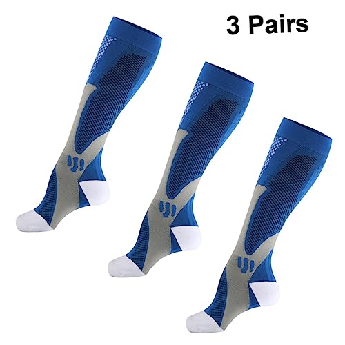 3 Pairs Athletic Sports Socks Compression Stockings Compression Socks Medical Stockings Socks Riding3