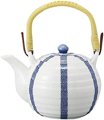 せともの本舗 Set of 10, 10 Senniden Blue Tokusa, 4.6 x 4.3 inches (11.7 x 11 cm), 22.8 fl oz (630 cc), Restaurant, Ryokan, Japanese Tableware, Restaurant, Commercial Use, Tableware