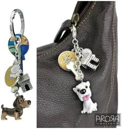 Arora Little Paws Key Ring Labrador Black, Multicolour, One Size