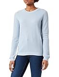 Elastische Baumwollqualität Vila Damen Vichassa L/S Knit Top-Noos Pullover, Kentucky Blue, XS