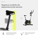 ZIPRO Drift Rower Stacjonarny Magnetyczny - Domowy Sprzęt Fitness z Kółkami Transportowymi - 8 Poziomów Oporu - Wielofunkcyjny Komputer z Wyświetlaczem LCD i Programowaniem Treningu