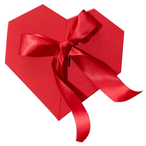 MAGICLULU �ԐF�̎����n�[�g�^��� �J��Ԃ��g����E�F�f�B���O���[�R���e�i �p�[�e�B�[�� ���[�ɍœK�ȃv���[���g�{�b�N�X 1����