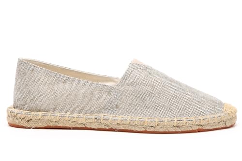 Image of Mintzice Men's Solid Comfortable Slip on Canvas Espadrilles Flat