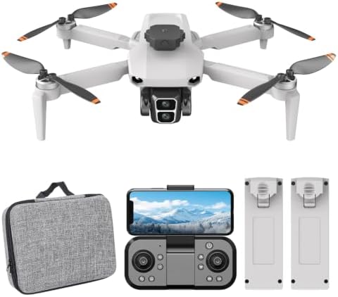 Mini Drone com Câmera, Drone Dobrável com Motor Brushless e 2 Bat...