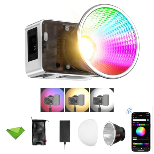 yZhiyunKizZhiyun X60 RGB LED rfICgACCT 2700-6500K CRI?95 TLCI?98AAvrfICgʐ^BepAƖAX^WIrfIƖAYouTubeAVlogACuXg[Ȃ (ZY }E