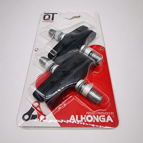 ALHONGA 4X V-Brake Bremsbeläge 70mm Fahrrad MTB Bremsschuhe Bremsgummis Cover