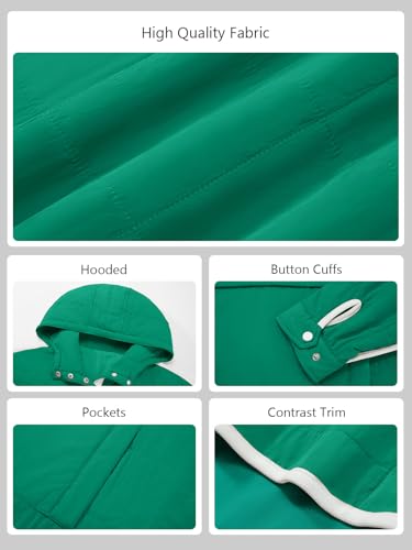 Cozy Green Tankaneo Womens Oversized Puffer Pullover Jacket: Your Go-To for Fall and Winter Adventures - Image 6