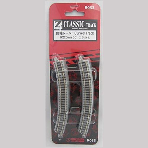 Rokuhan Z Scale R033 Curved Track R220 30 Degree z Scale Track