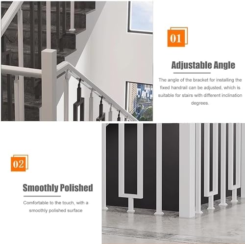 Balaustres metálicos para escaleras de diseño arquitectónico premium 4