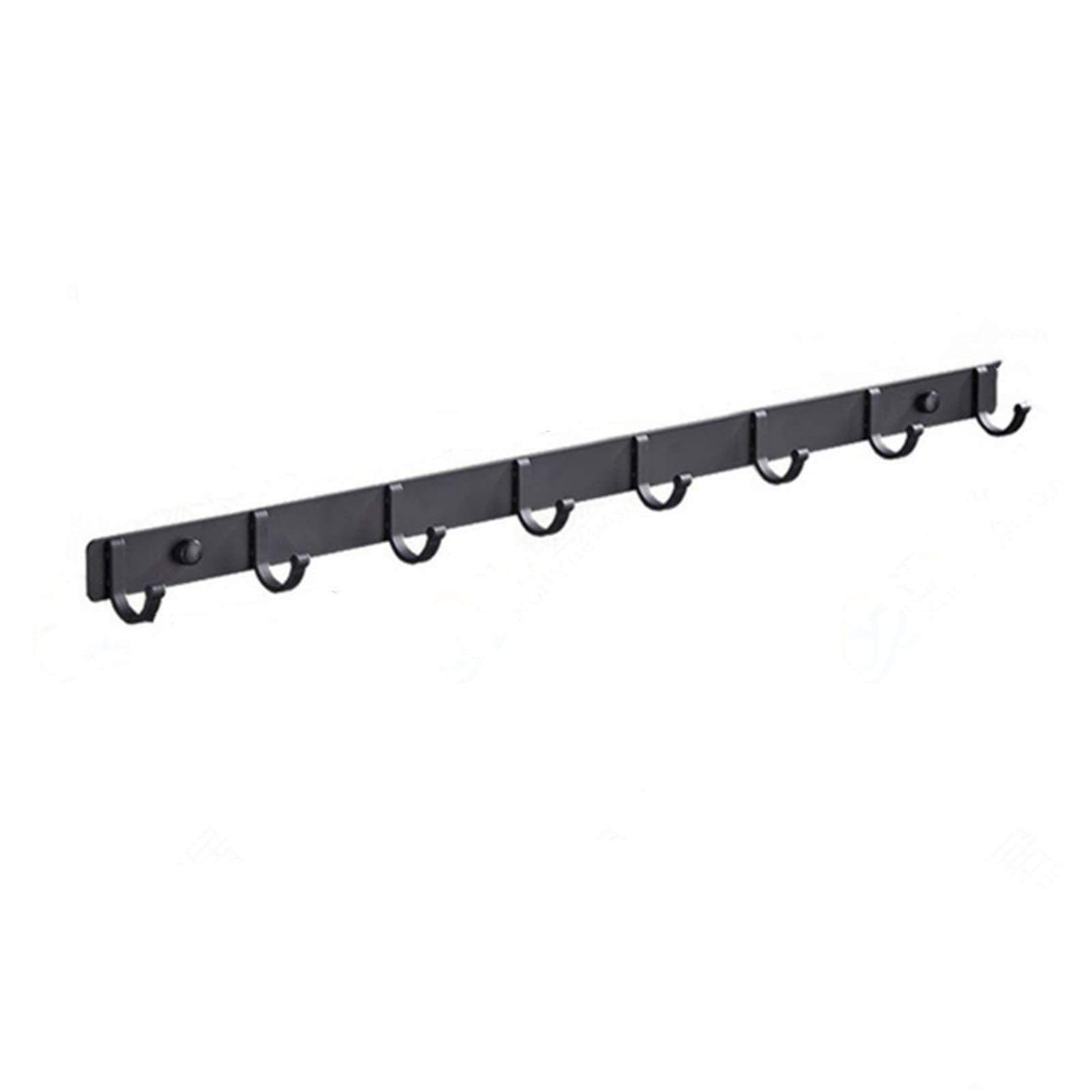 Dumralbqe Noir Bathroom Hooks Door Wall Hanger Punch-Free Bath Coat Rack Hanging For Home Use(8 Hooks)