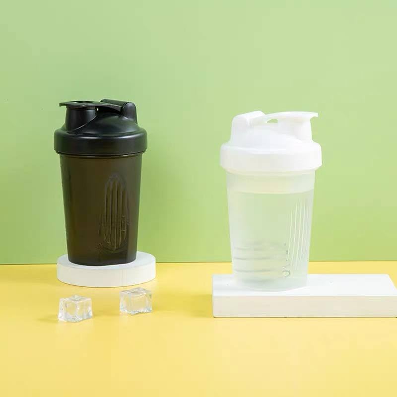 Miniatura 4 de BKDRL Botella agitadora para proteína en polvo con parte superior de bucle clásico y libre de BPA, tapa de rosca segura, tapa abatible permanece