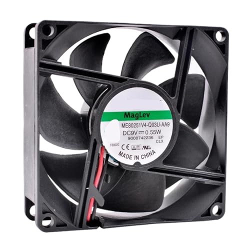 Ventilateur refroidissement 80x80x25mm ME80251V4-Q03U-AA9 contre la surchauffe DC9V