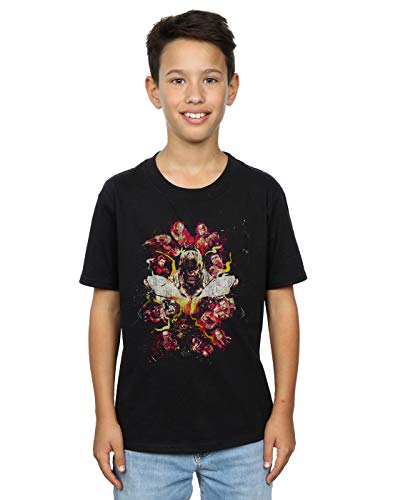 Image of Marvel Boys Avengers Endgame Distressed Thanos T-Shirt Black 7-8 Years