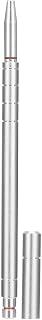 Hair Engraving Pen, Stainless Steel Beard Shaving Trimmer Detachable Hair Styling Eyebrows Beards Device DIY Stainless Steel Razor Engraved Tool for Home Men Women Teens Facial Modeling Care (Silver)