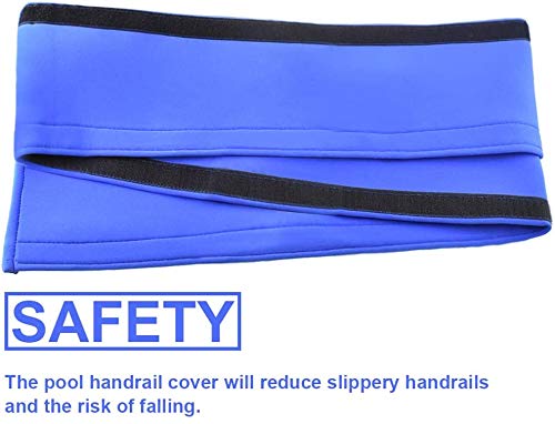 Moleney Pool Handrail Cover, Slip Resistant Pool Hand Railing Grip Sleeve, Rail Grip For Swimming Pool Hand Railing Cover, Safety Grip Sleeve(4 Feet, Royal Blue) #TOP7