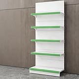 gondole murale magasin Conçu pour un usage intensif, ce Rayonnage de vente au détail de grande capacité résiste au chargement quotidien. La structure renforcée en acier laminé à froid et les étagères anti-dérapantes assurent sécurité et fiabilité, parfait pour les magasins et supermarchés actifs.