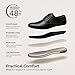 Bruno Marc Men's Casual Dress Sneaker Shoes, Business Formal Derby Plain Toe Oxfords Crossflex GentEdge,Size 12,Black,SBOX223M