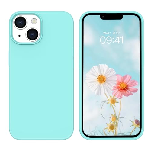 Coque iPhone 14 silicone gel souple protection dos rigide