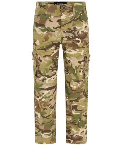 Image of Kombat UK Kids Combat Trousers - British Terrain Pattern, 11-12 Years