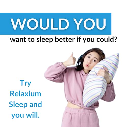Relaxium Sleep Gummy, Sleep Aid Support, 2.5 mg Melatonin, Vitamin D-3, Exclusive Prebiotic & Probiotic Blend, Gluten and Drug Free, Vegan, Lemon Flavor, 60 Gummies