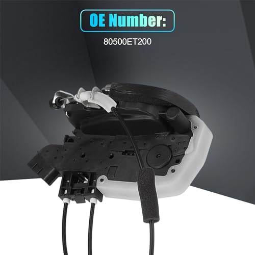 Image of uxcell Front Right Side Door Latch Lock Actuator Motor with Cable for Nissan Sentra 2007-2012 No.80500ET200