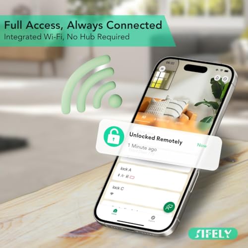 Smart Biometric Front Door Lock with Camera