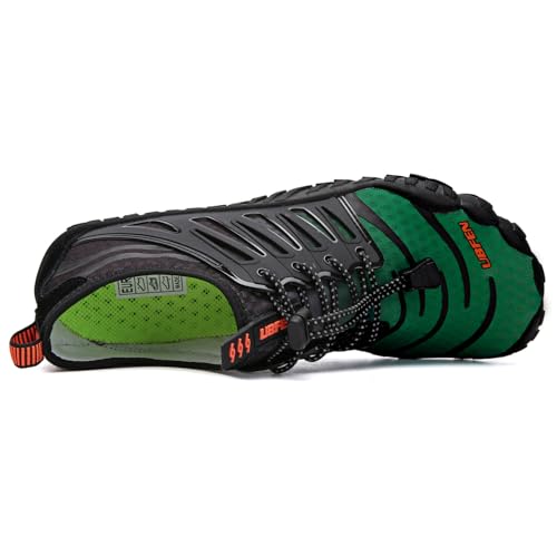 Image of UBFEN Water Shoes for Men Women Quick Dry Swim Aqua Socks | Lightweight Barefoot-style Fit, Rubber Sole, Hiking, Fishing, Kayaking, Beach, Pool, Boating, Diving And Water-to-land Wear
