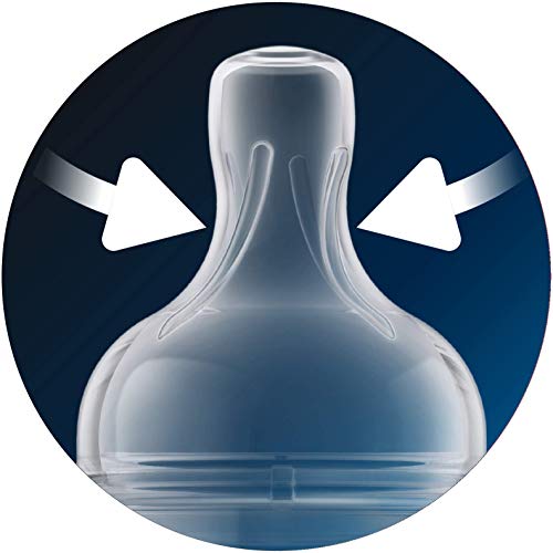 Philips Avent Mamadeira anticólica para recém-nascidos, 4 unidades, fluxo 1, SCF421/47