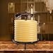 Candle by the Hour 20561B 144-Hour Candle, Eco-friendly Natural Beeswax with Cotton Wick,Yellow