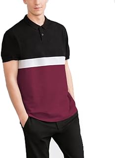 تيشرت بولو للرجال من هو هولاند - متعدد الالوان بلون اسود ونبيتي