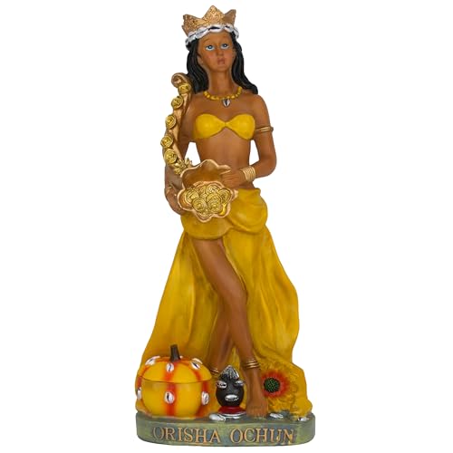 Figura de Resina Orisha Ochun Diosa de la Abundancia 12"