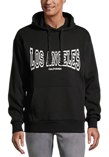 Steffen Klein Herren Hoodie Kapuzen-Sweatshirt Pulli Druck Los Angeles Cover