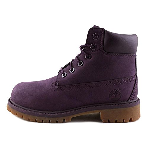 Image of Timberland 6 Inch Premium Waterproof Boots Purple tb0a14uc (2.5 M US)