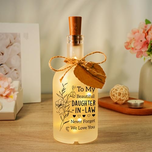 Sayregifty Daughter in Law Gifts - LED Bottle Decorative Light, Daughter in Law Birthday Gifts, Birthday & Christmas Presents for Daughter-in-Law - Image 3