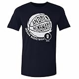 500 LEVEL Andrew Nembhard Shirt (Cotton, Large, True Navy) - Andrew Nembhard Indiana Basketball WHT