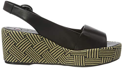 HÖGL Seaside, Sandali Slingback Donna, Nero, 40 EU...