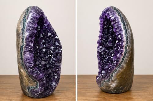Image of Extreme Rocks & Fossils Superior Best Amethyst Cluster (Deep Purple Amethyst, Unique Specimens 8 to 10 lbs)