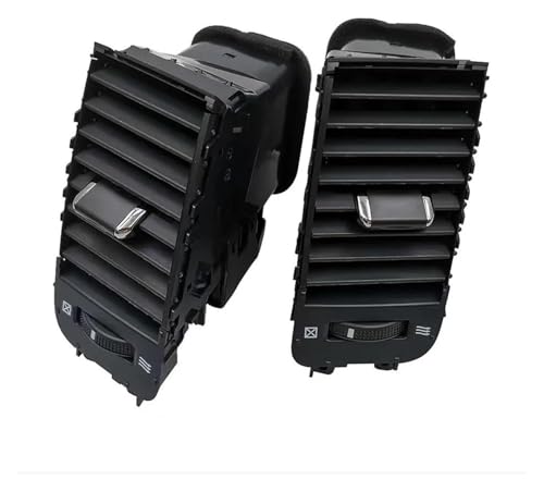 RINKTEEA Rejilla Aire Acondicionado para Toyota para Land para Cruiser para Prado LC120 2003-2009 Rejilla Ventilación A/C Marco Decorativo Plateado(AC Vent)