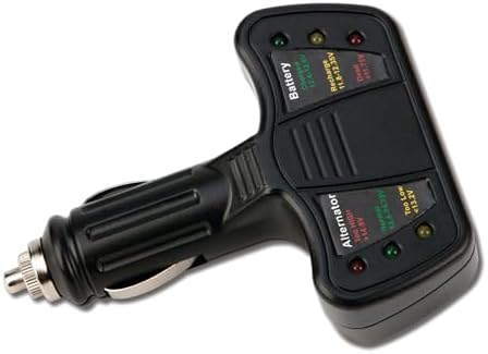 Performance Tool W2989 12V Cigarette Lighter Car Battery Tester and Alternator Tester