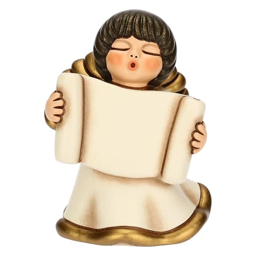 THUN - Angelo cerimonia con targhetta personalizzabile - ceramica - Collezione Bomboniera - 5.6 x 4.9 x 7.4 cm