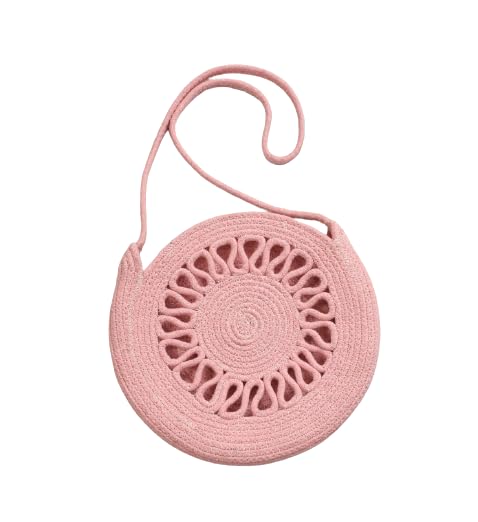 DOLCE CASA Summer Women Sling Bag Casual Woven Multipurpose Handbag - Pink (B0CNXM1P2R) Amazon Price History, Amazon Price Tracker