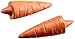 Darice 2419-14 Carrot Nose 2/Pkg-Straight 1-1/4"