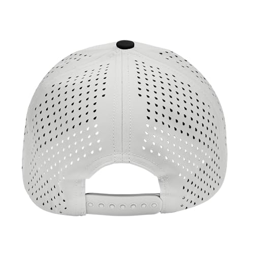 Image of Glendora 5‑Panel High‑Crown Snapback Hat - Lightweight Mesh Back, Flat Brim, Adjustable, Stylish Unisex Hat
