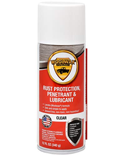 woolwax 12 Oz Undercoating Protection Aerosol Spray Can 6 Pack, Rust Inhibitor and Prevention, Anti Corrosion Multi Purpose Penetrant and Lubricant