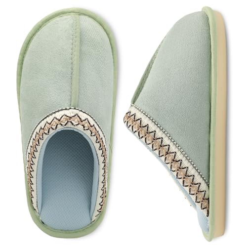 Besroad Women's Slippers Memory Foam House Slippers Cozy Warm Bedroom Slides House Shoes Indoor Outdoor