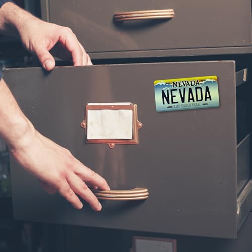 Imán placa Nevada The Silver State 3.5 pulgadas miniatura 6